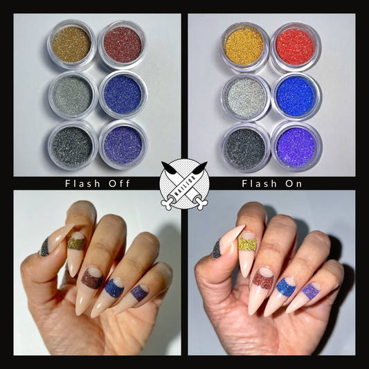 Nailjob Flash/On Glitter