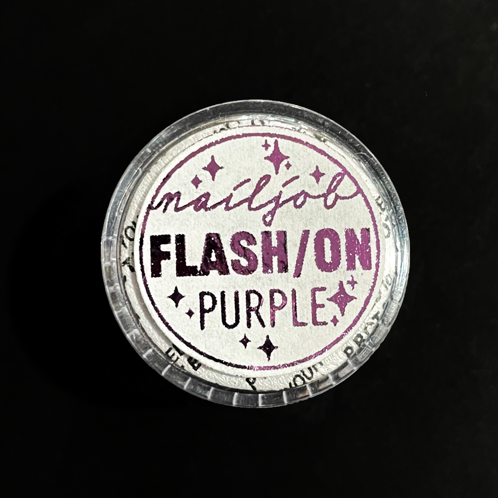 Nailjob Flash/On Glitter Purple