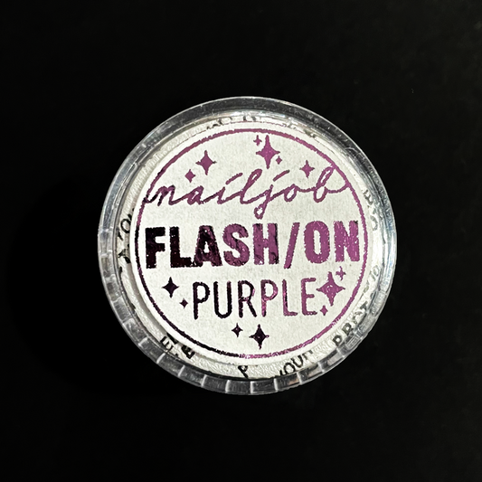 Nailjob Flash/On Glitter Purple