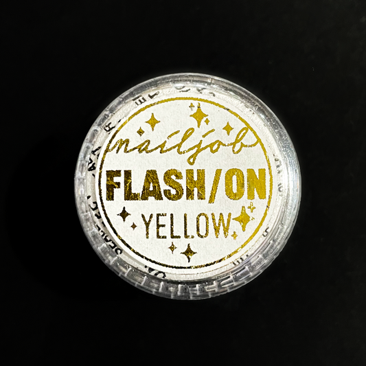 Nailjob Flash/On Glitter Yellow